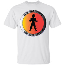 "Go Saiyan or Go Home" Custom Personalized T-shirts Men's Women's Ultra Cotton T-Shirt