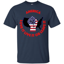 "America" Love It Live It or Leave It - Custom Personalized T-shirts Men's Women's Ultra Cotton T-Shirt