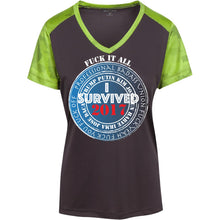 "Fuck It All 2017" Custom Personalized T-shirts Men's Women's Ladies' CamoHex Colorblock T-Shirt