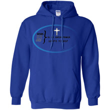 "God Is My Super Power" -B Personal Designer long sleeve Hoodie Men's Women's Pullover Hoodie 8 oz.