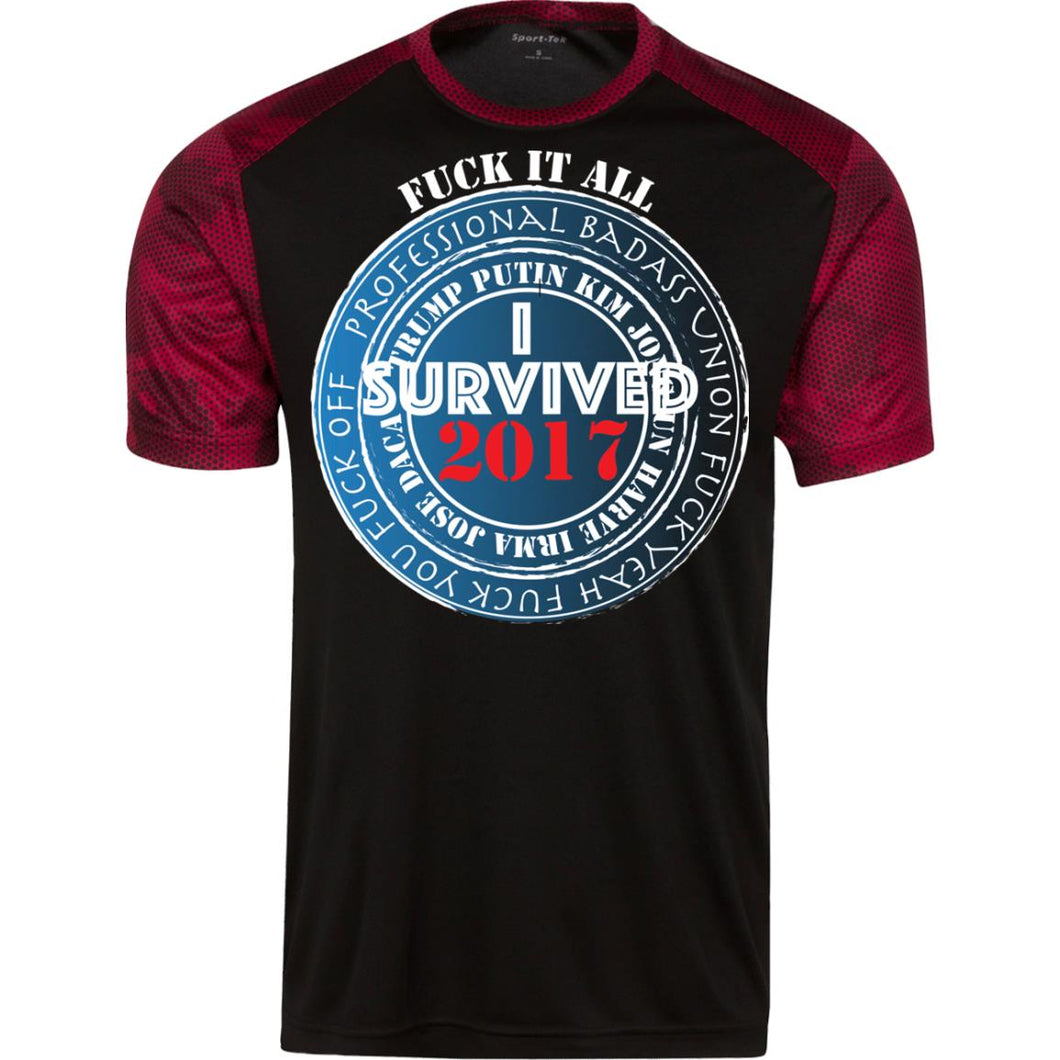 Custom Personalized T-shirts Men's Women's CamoHex Colorblock T-Shirt