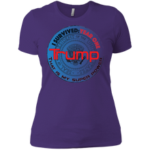 "I Survived Trump:Year One" - Custom Personalized Ladies' Boyfriend T-Shirt