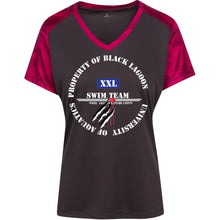 "Property of Black Lagoon U" Custom Personalized T-shirts Men's Women's Ladies' CamoHex Colorblock T-Shirt
