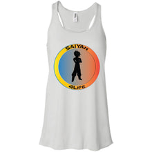 "Saiyan" 4Life - Custom Personalized T-Shirt Ladies' Bella + Canvas Flowy Racerback Tank