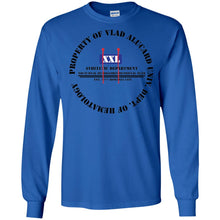"Property Of Vlad  Alucard U Dept. of Hematology” -B Personal Designer long sleeve Hoodie Men's Women's LS Ultra Cotton T-Shirt