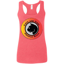 "Cats Are Cool"- Custom Personalized Ladies' Softstyle Racerback Tank