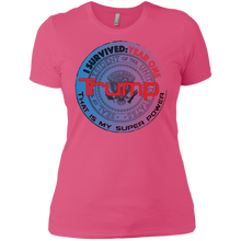 "I Survived Trump:Year One" - Custom Personalized Ladies' Boyfriend T-Shirt