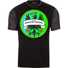 4Hire  "Mercenary Sk8 Hero" Custom Personalized T-shirts Men's Women's CamoHex Colorblock T-Shirt