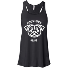 Custom Personalized T-Shirt Ladies' Bella + Canvas Flowy Racerback Tank