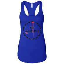 PROPERTY OF ARKHAM3B "Arkham Athletics - Help" - Custom Personalized T-shirts Ladies Ideal Racerback Tank