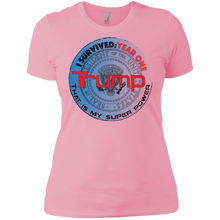"I Survived Trump:Year One" - Custom Personalized Ladies' Boyfriend T-Shirt