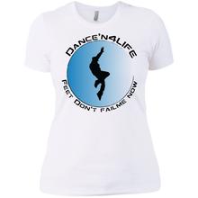 Dance'N4Life - Feet Don't Fail Me Now" - Custom Personalized Ladies' Boyfriend T-Shirt