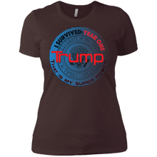 "I Survived Trump:Year One" - Custom Personalized Ladies' Boyfriend T-Shirt