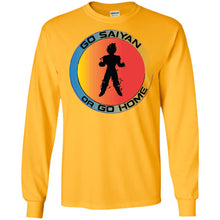 "Go Saiyan or Go Home" Personal Designer long sleeve Hoodie Men's Women's LS Ultra Cotton T-Shirt