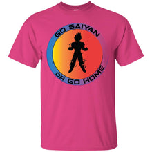 "Go Saiyan or Go Home" Custom Personalized T-shirts Men's Women's Ultra Cotton T-Shirt