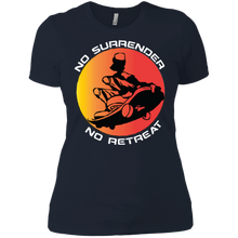 "No Surrender No Retreat - Sk8N" Custom Personalized T-ShirtsCustom Personalized Ladies' Boyfriend T-Shirt
