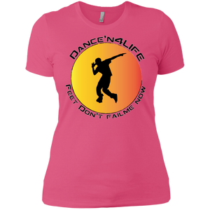 Dance'N4Life - Feet Don't Fail Me Now" - Custom Personalized Ladies' Boyfriend T-Shirt