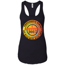 "Fuck Yeah - I Survived 2017" Custom Personalized T-Shirt Ladies' Ideal Racerback Tank