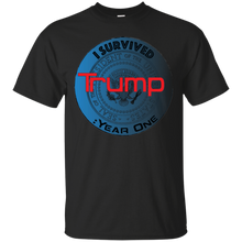 "I Survived Trump:Year One" - Saiyan" Custom Personalized T-shirts Men's Women's Cotton T-Shirt