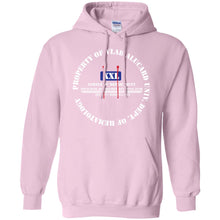 "Property Of Vlad U Dept. of Hematology” -W Personal Designer Men's Women's Pullover Hoodie 8 oz.