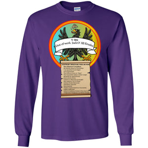 "Legendary Mercenary Pizza Hunter" Personal Designer long sleeve Hoodie Men's Women's LS Ultra Cotton T-Shirt