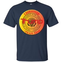 "I Survived Trump: Year One" - G Custom Personalized T-shirts Men's Women's Ultra Cotton T-Shirt