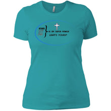"God Is My Super Power - What's Yours ?" - b Custom Personalized Ladies' Boyfriend T-Shirt