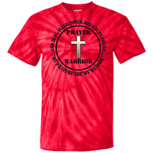 "Prayer Warrior" - Custom Personalized T-shirts Men's Women's 100% Cotton Tie Dye T-Shirt