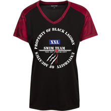 "Property of Black Lagoon U" Custom Personalized T-shirts Men's Women's Ladies' CamoHex Colorblock T-Shirt