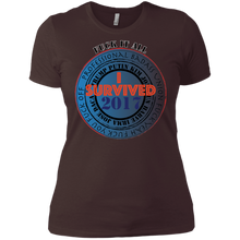 "Fuck It All - I Survived 2017" - Custom Personalized Ladies' Boyfriend T-Shirt