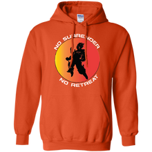 "No Surrender No Retreat - Saiyan" Personal Designer Men's Women's Pullover Hoodie 8 oz.