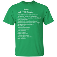 Jack O'Trades -W Custom Personalized T-shirts Men's Women's Ultra Cotton T-Shirt