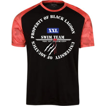 "Property of Black Lagoon U" Custom Personalized T-shirts Men's Women's CamoHex Colorblock T-Shirt