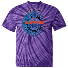 "Fuck It All - I Survived 2017" - Custom Personalized Men's Women's Cotton Tie Dye T-Shirt