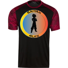 "Saiyan" 4Life - Custom Personalized T-shirts Men's Women's CamoHex Colorblock T-Shirt