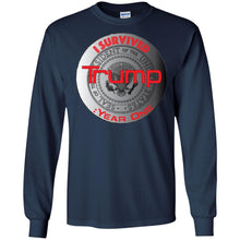 "I Survived Trump: "I Survived Trump: Year One" - S Year One" - S Personal Designer long sleeve Hoodie Men's Women's LS Ultra Cotton T-Shirt