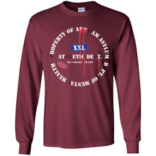 PROPERTY OF ARKHAM3A "Arkham Athletics - Help" - Personal Designer long sleeve Men's Ultra Cotton T-Shirt