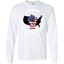 “America” - Love it Live it or Leave it Personal Designer long sleeve T-shirts Men's Women's LS Ultra Cotton T-Shirt