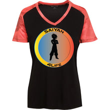 "Saiyan" 4Life - Custom Personalized T-shirts Men's Women's Ladies' CamoHex Colorblock T-Shirt