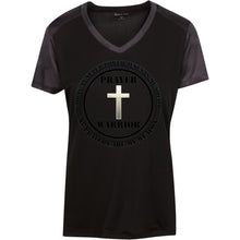 "Prayer Warrior" Custom Personalized T-shirts Men's Women's Ladies' CamoHex Colorblock T-Shirt