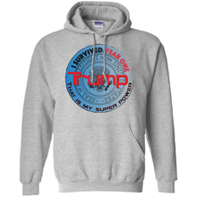 "Trump: Year One - My Super Power"- Personal Designer Men's Women's Pullover Hoodie 8 oz.