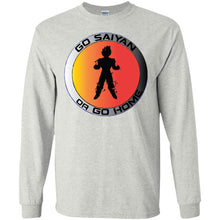 "Go Saiyan or Go Home" Personal Designer long sleeve Hoodie Men's Women's LS Ultra Cotton T-Shirt
