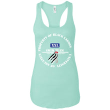 Property of Black Lagoon U. Swim Team - Custom Personalized Ladies' Ideal Racerback Tank