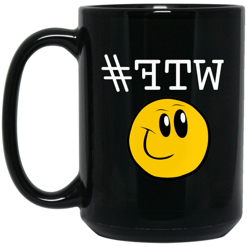 Personal Designer 15 oz. Black Mug