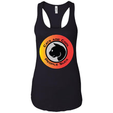 "Cats Are Cool"- Custom Personalized Ladies' Ideal Racerback Tank