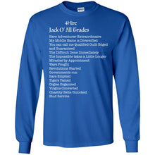 Jack O All Trades - W Personal Designer long sleeve Hoodie Men's Women's LS Ultra Cotton T-Shirt