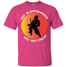 "No Surrender No Retreat - Saiyan" Custom Personalized T-shirts Men's Women's Cotton T-Shirt