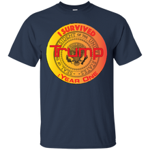 "I Survived Trump: Year One" Custom Personalized T-shirts Men's Women's Cotton T-Shirt