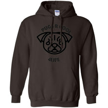 "Pugs R Cool 4Life" - B Personal Designer Men's Women's Pullover Hoodie 8 oz.