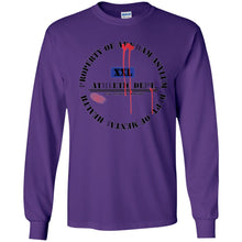 PROPERTY OF ARKHAM3B "Arkham Athletics - Help" - Personal Designer long sleeve Men's Ultra Cotton T-Shirt